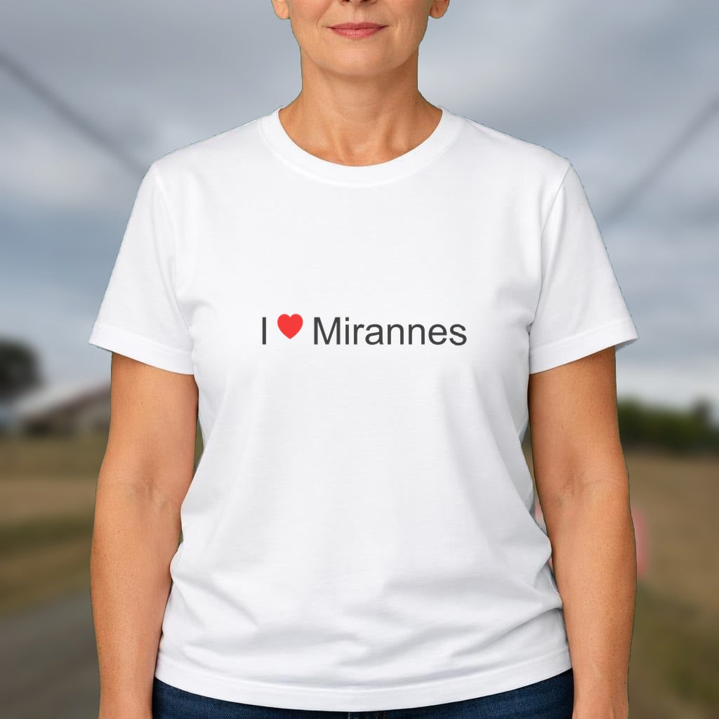 T-shirt I love mirannes