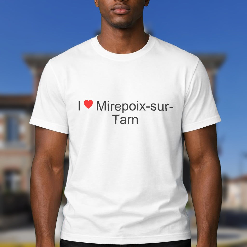 T-shirt I love mirepoix-sur-tarn
