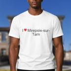 T-shirt I love mirepoix-sur-tarn