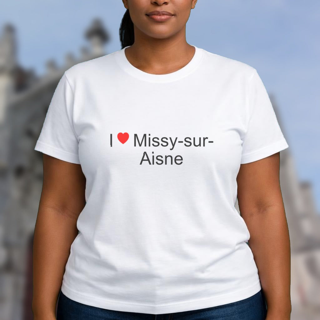 T-shirt I love missy-sur-aisne
