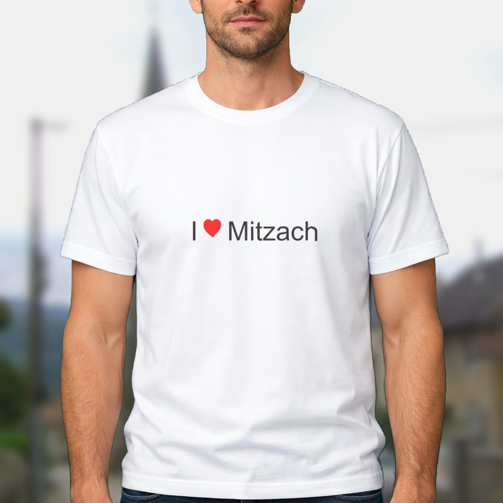 T-shirt I love mitzach