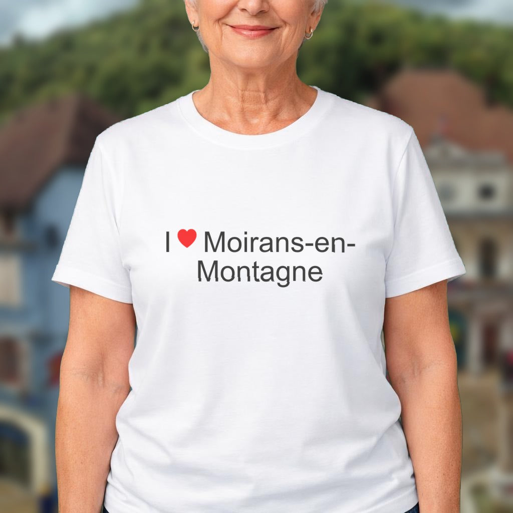 T-shirt I love moirans-en-montagne
