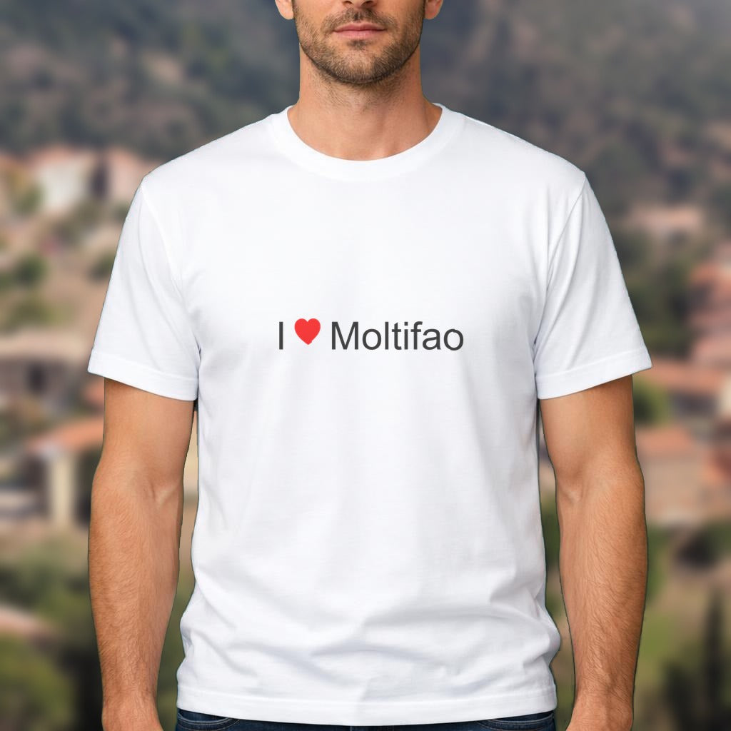 T-shirt I love moltifao