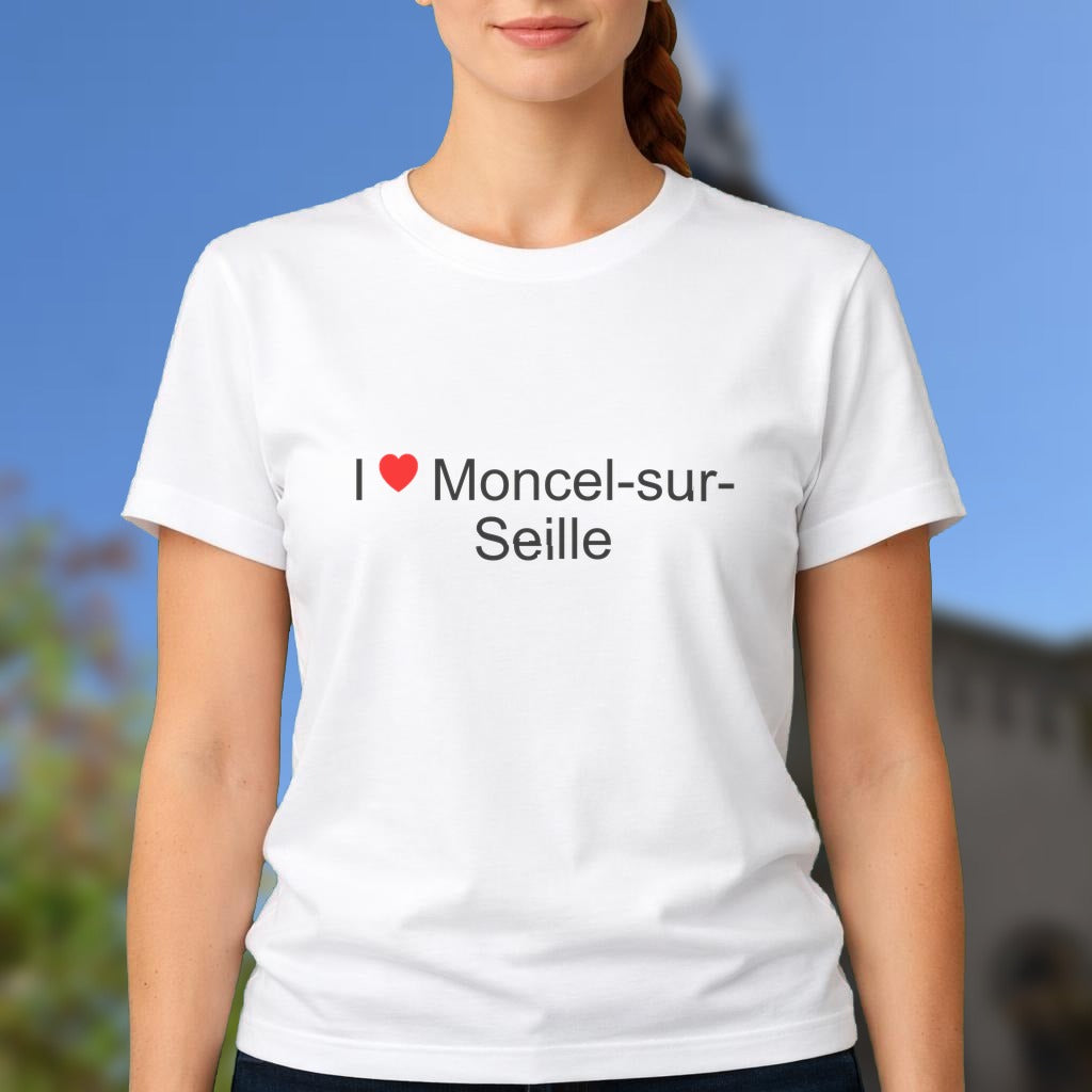 T-shirt I love moncel-sur-seille