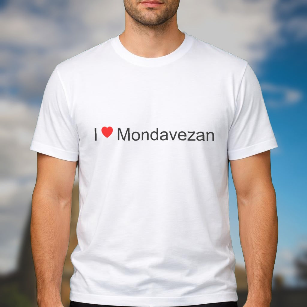 T-shirt I love mondavezan
