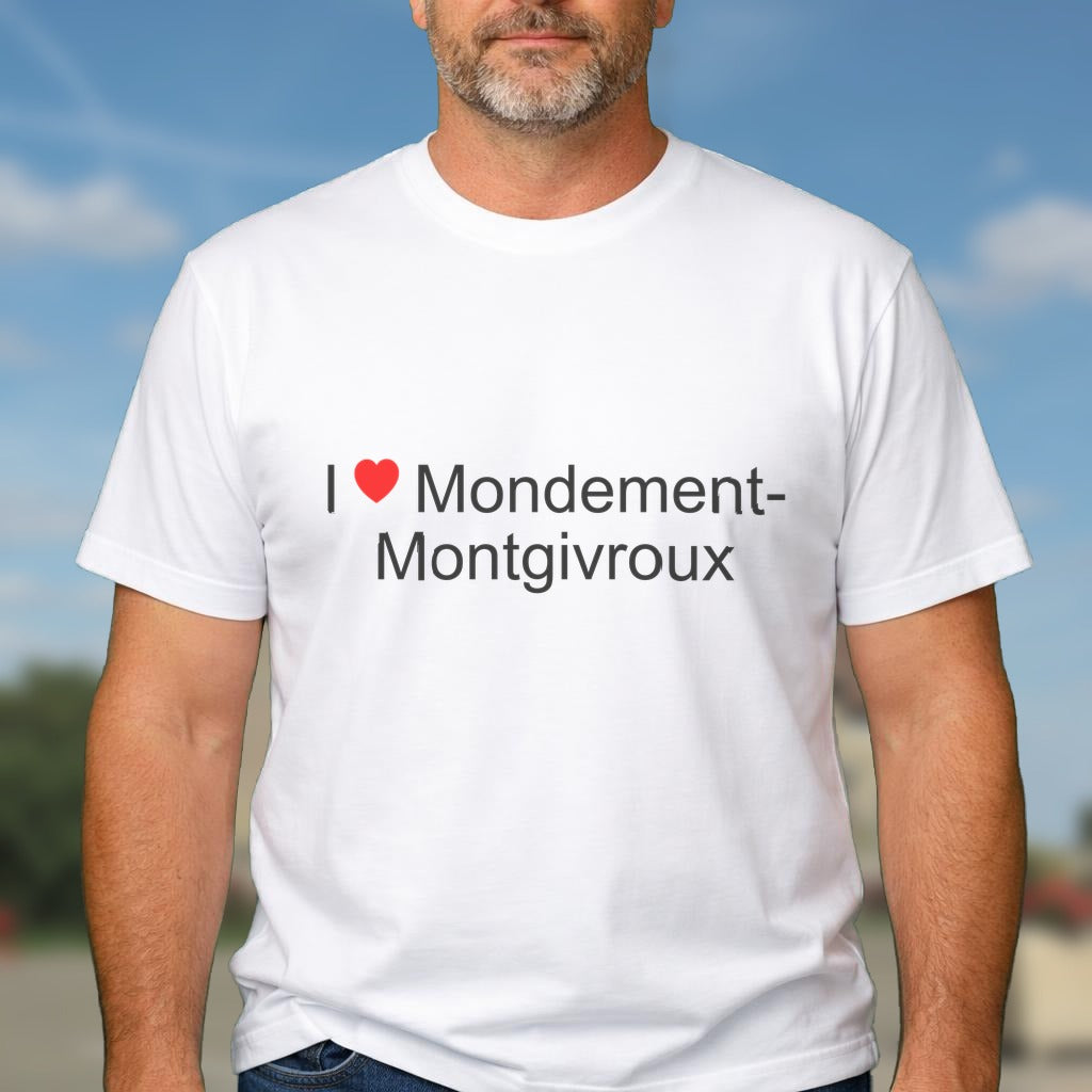 T-shirt I love mondement-montgivroux