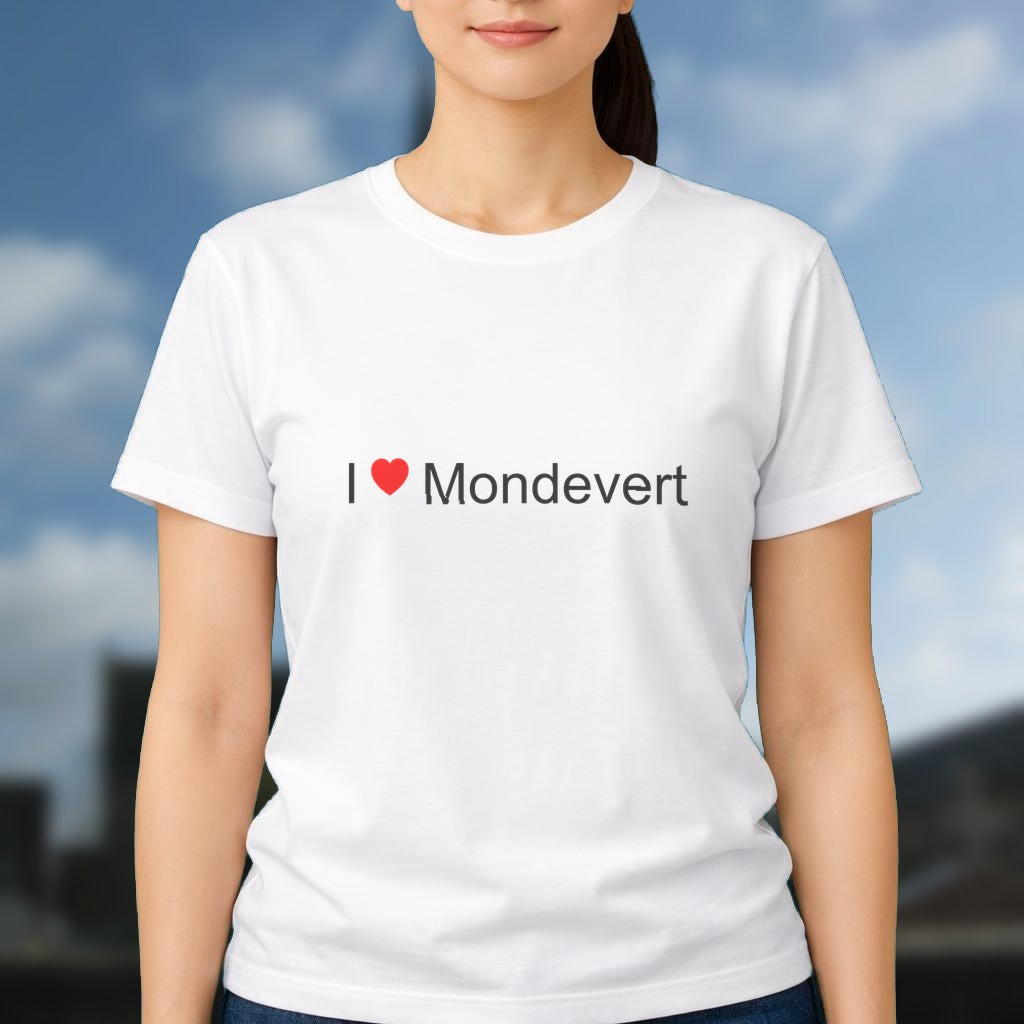 T-shirt I love mondevert