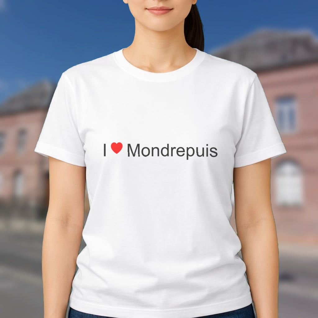 T-shirt I love mondrepuis