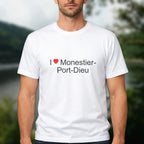 T-shirt I love monestier-port-dieu