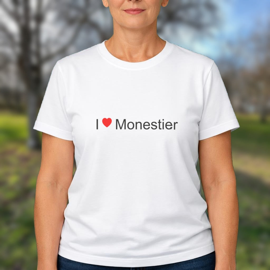 T-shirt I love monestier