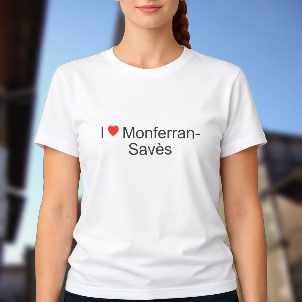 T-shirt I love monferran-savès