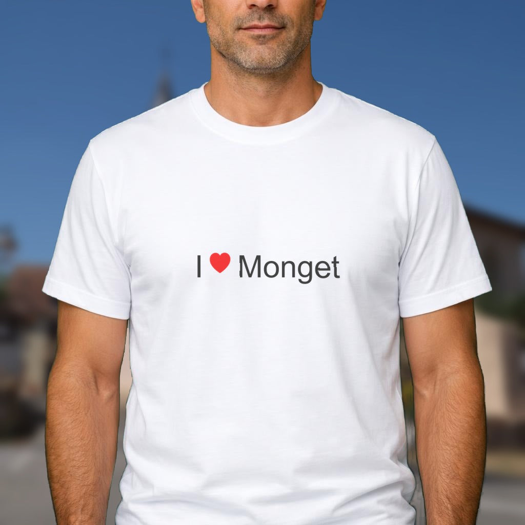 T-shirt I love monget
