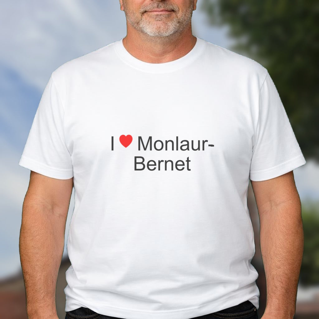 T-shirt I love monlaur-bernet