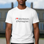 T-shirt I love monlezun-d'armagnac