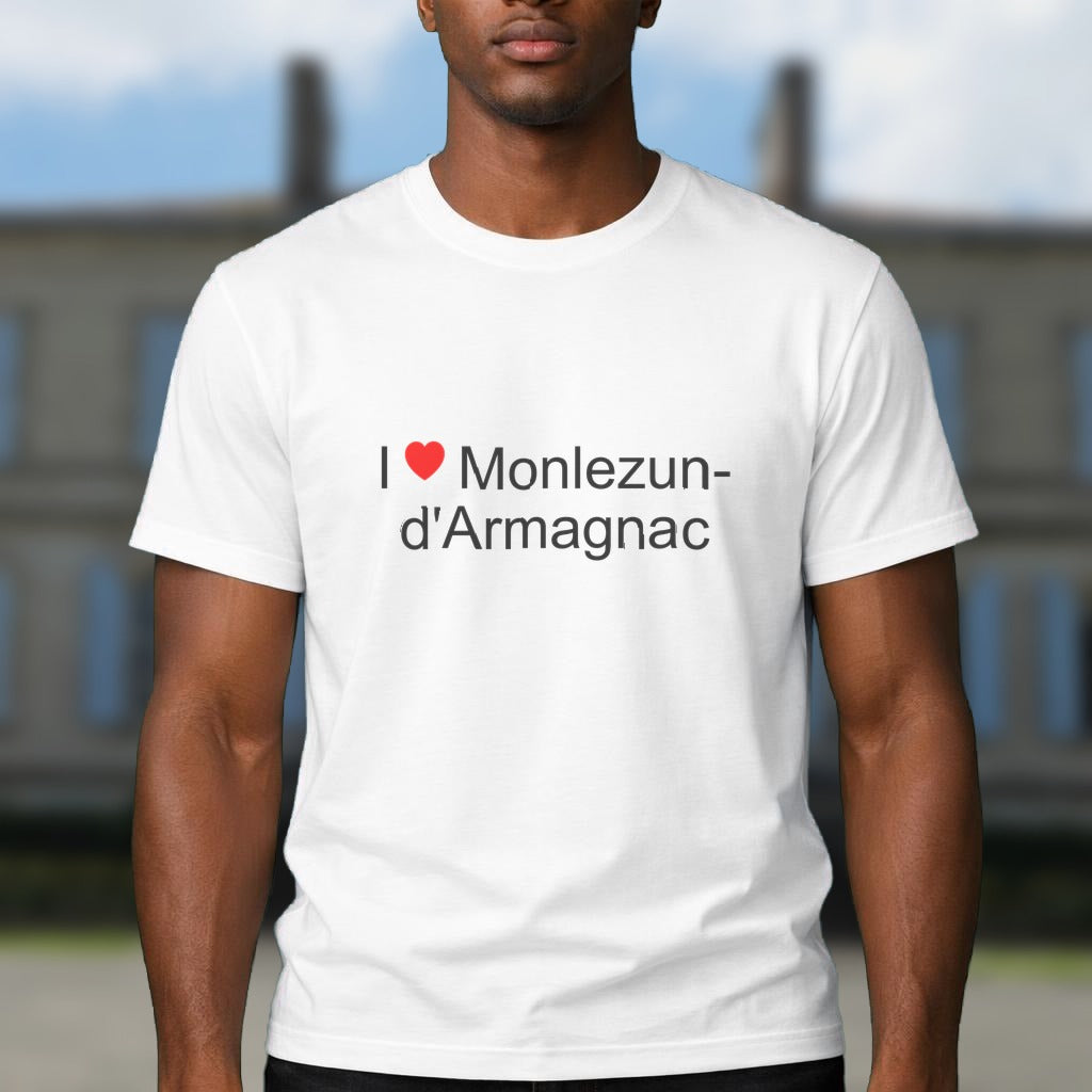 T-shirt I love monlezun-d'armagnac