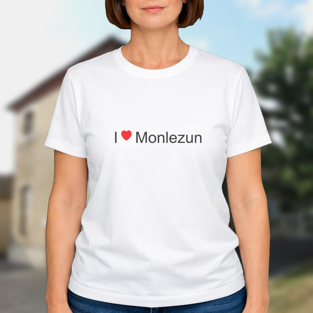 T-shirt I love monlezun