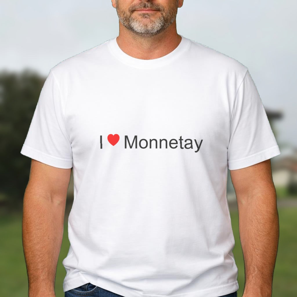 T-shirt I love monnetay