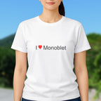 T-shirt I love monoblet