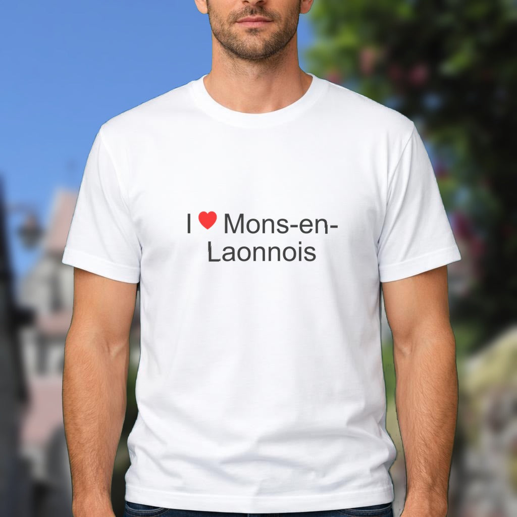 T-shirt I love mons-en-laonnois