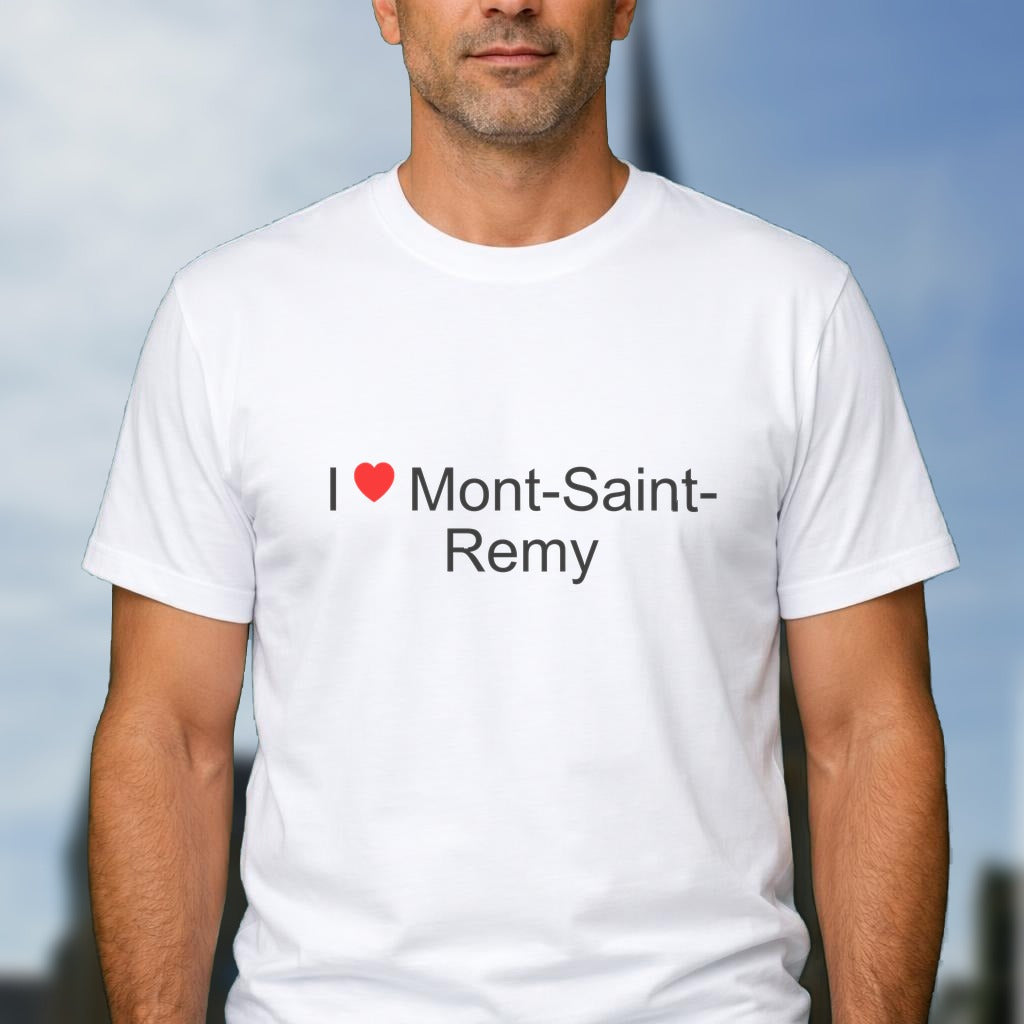 T-shirt I love mont-saint-remy