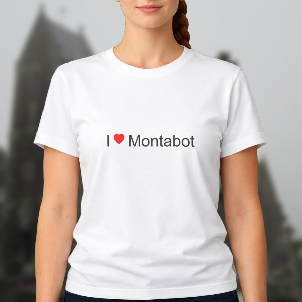 T-shirt I love montabot