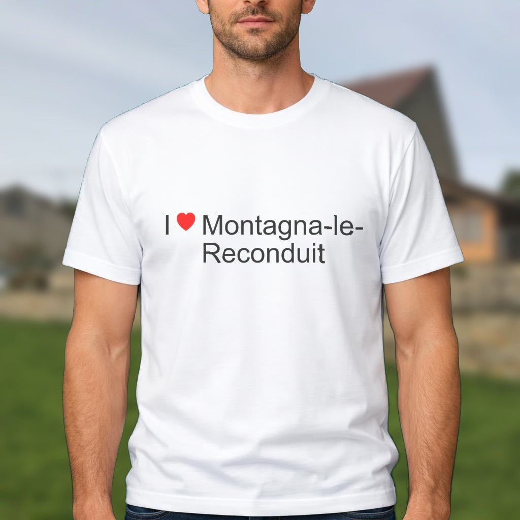 T-shirt I love montagna-le-reconduit