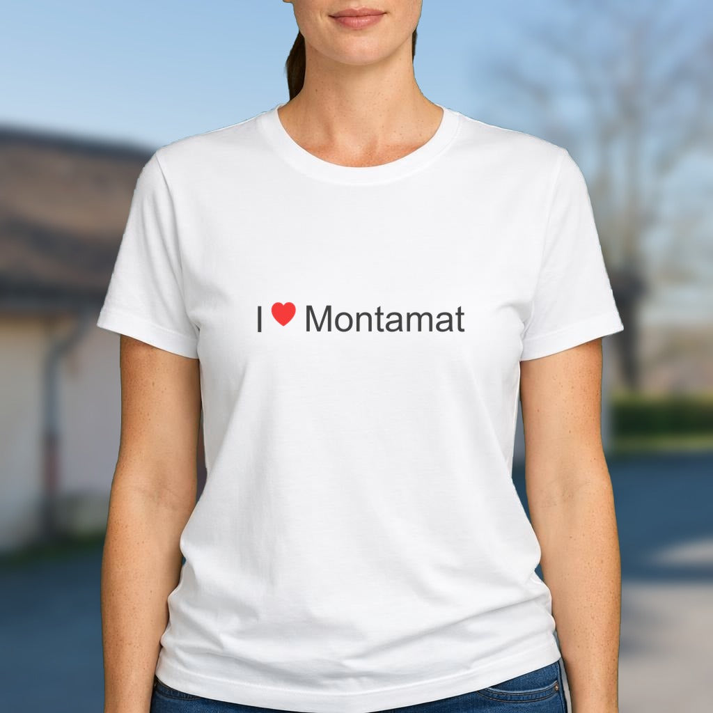 T-shirt I love montamat