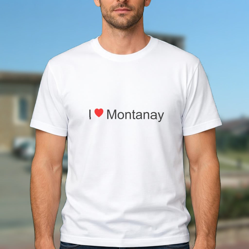 T-shirt I love montanay
