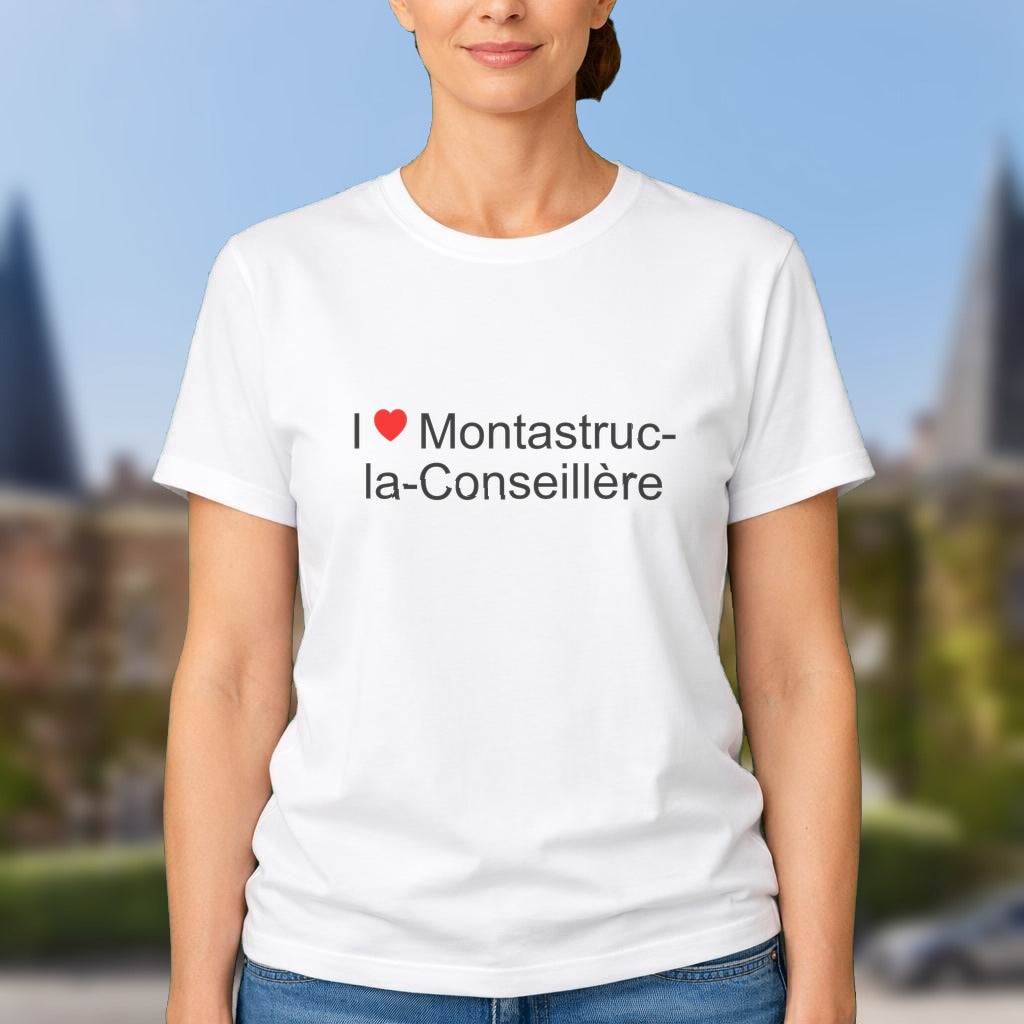 T-shirt I love montastruc-la-conseillère