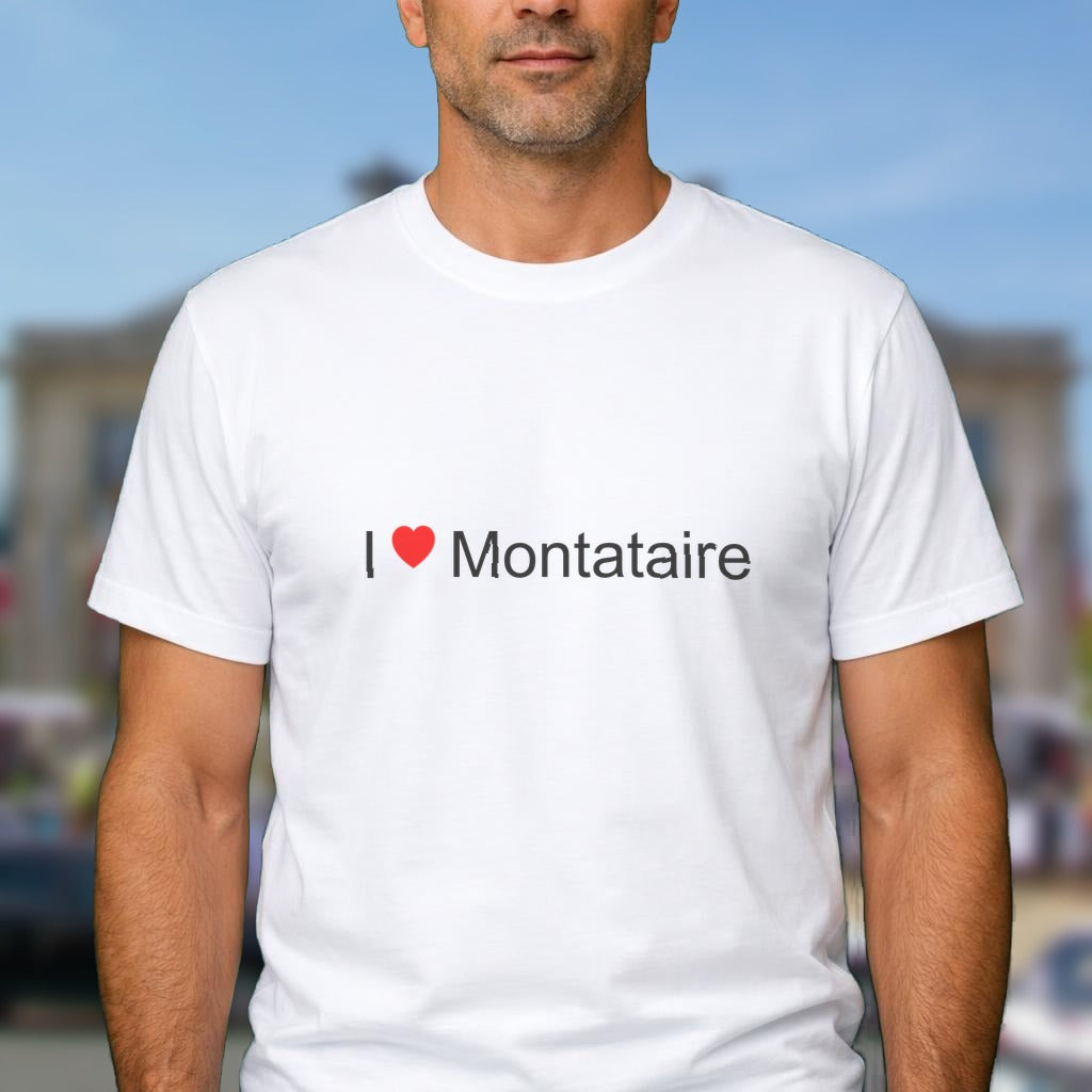 T-shirt I love montataire
