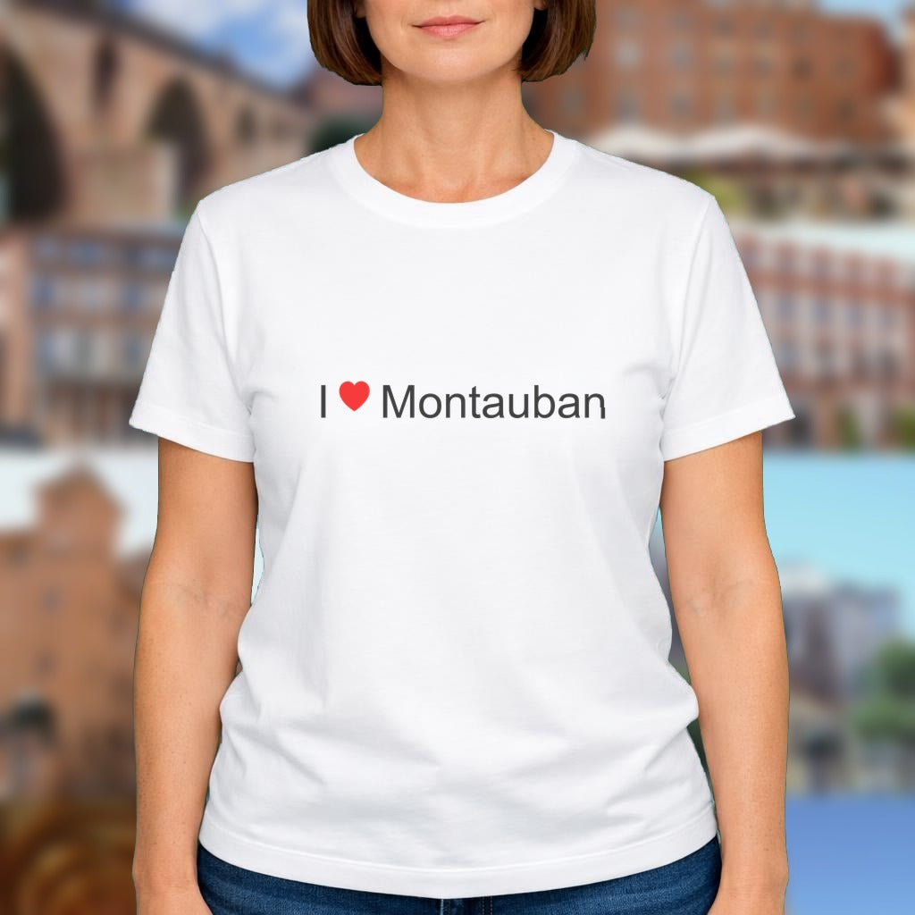 T-shirt I love montauban