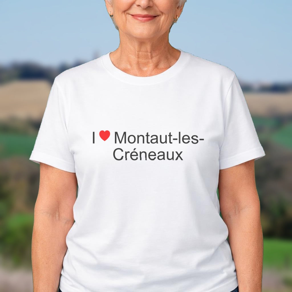 T-shirt I love montaut-les-créneaux