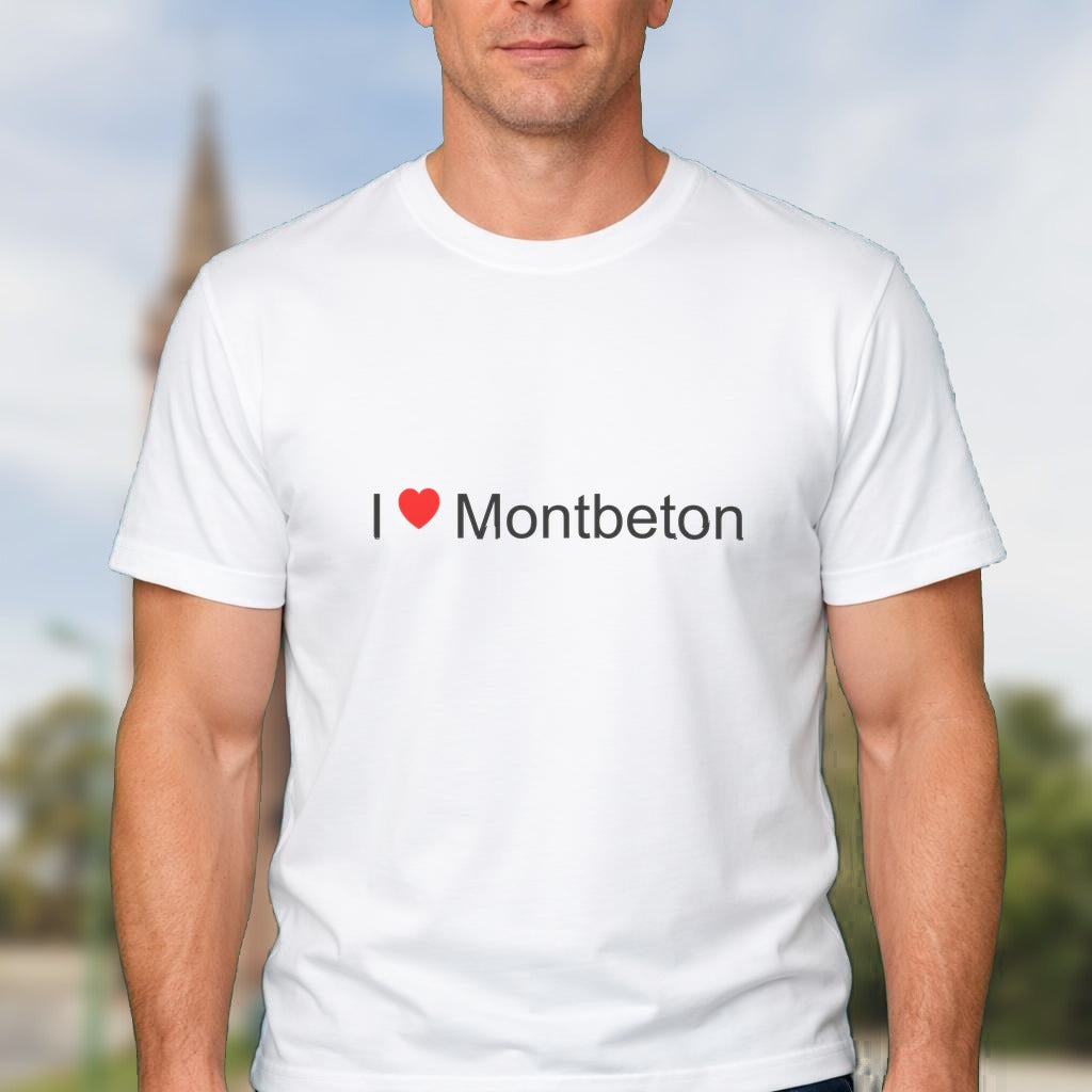 T-shirt I love montbeton