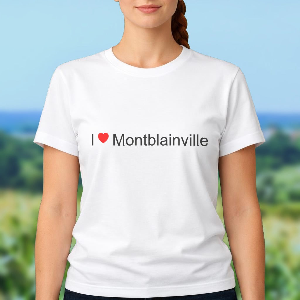 T-shirt I love montblainville