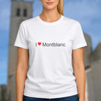 T-shirt I love montblanc