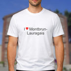 T-shirt I love montbrun-lauragais