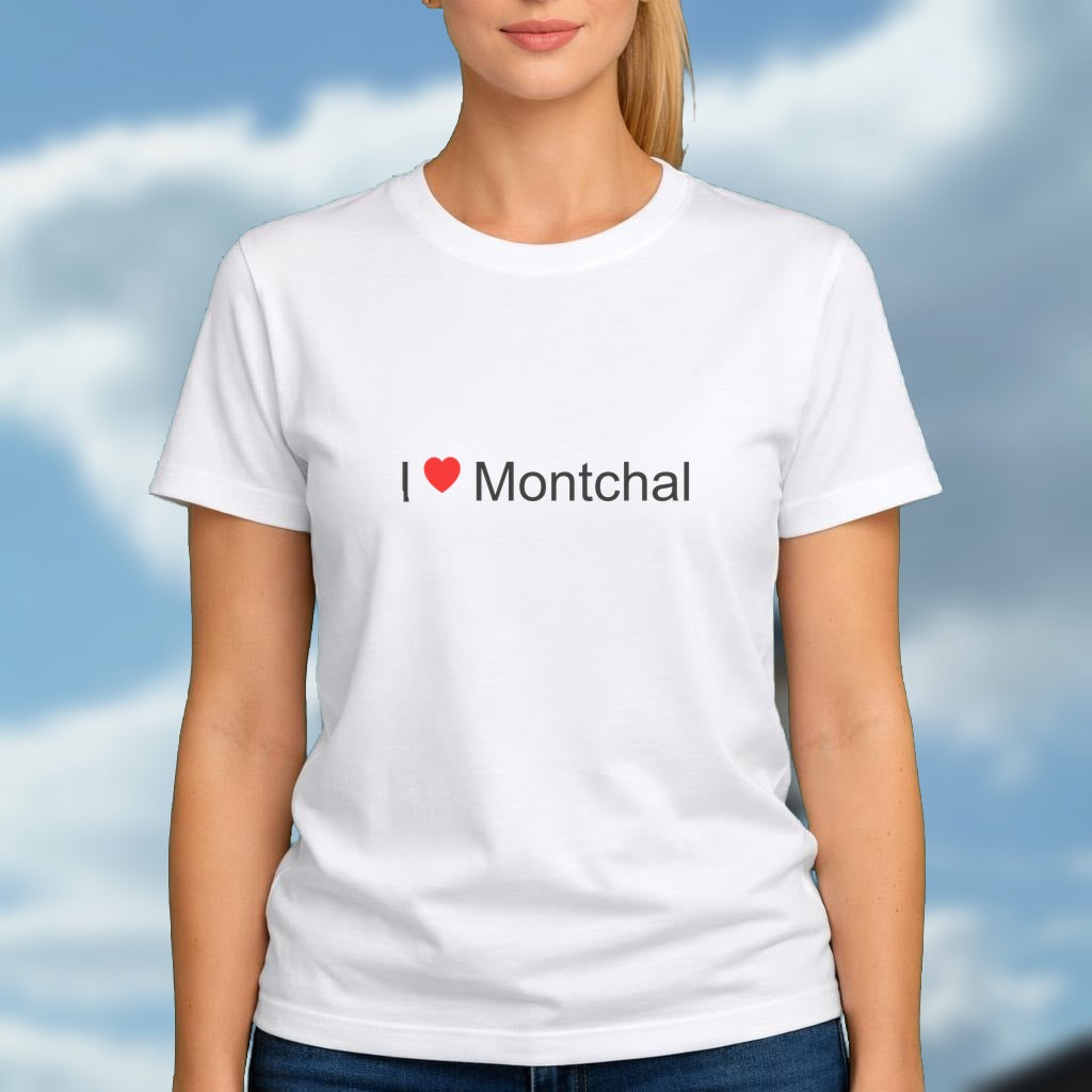 T-shirt I love montchal