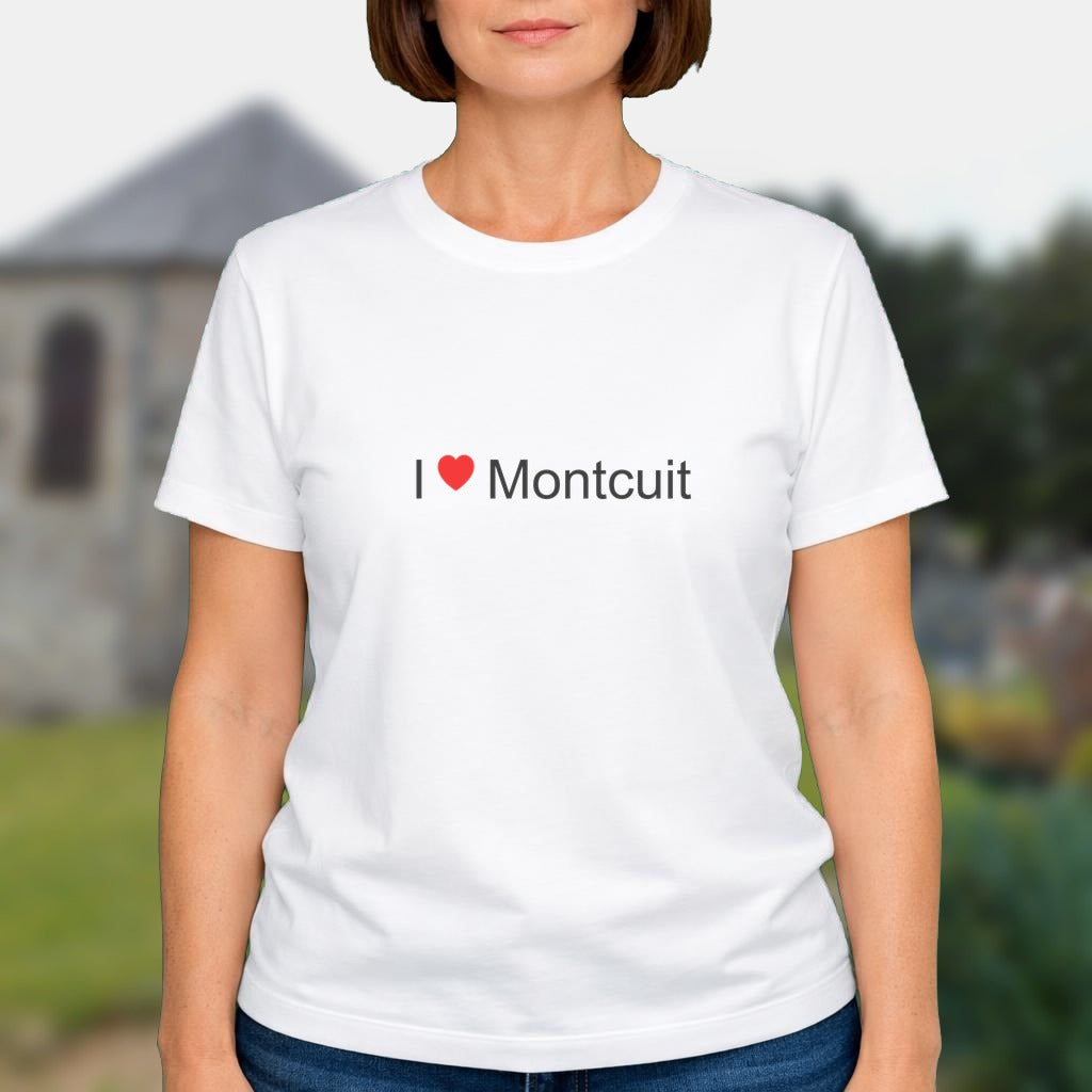 T-shirt I love montcuit