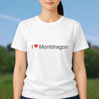 T-shirt I love montdragon