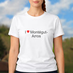 T-shirt I love montégut-arros