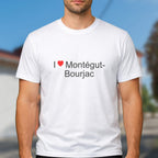 T-shirt I love montégut-bourjac