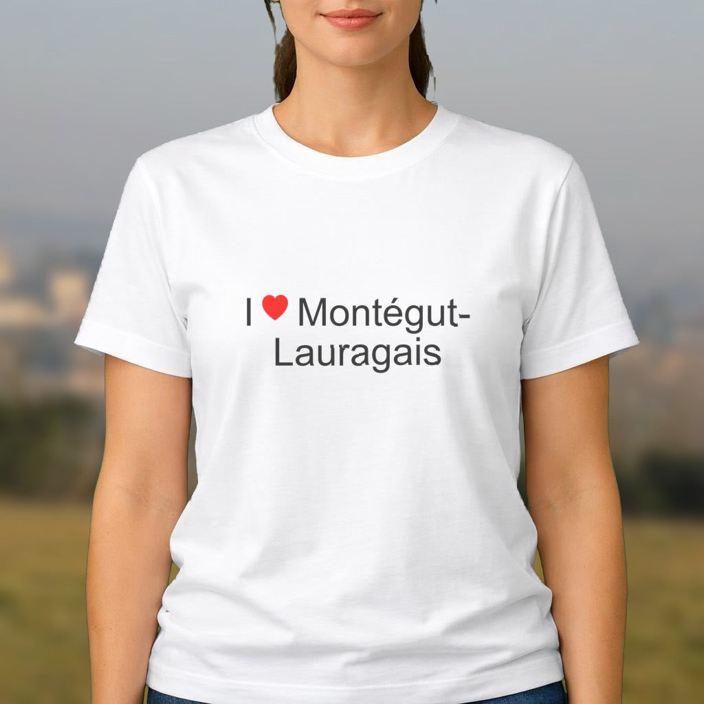 T-shirt I love montégut-lauragais