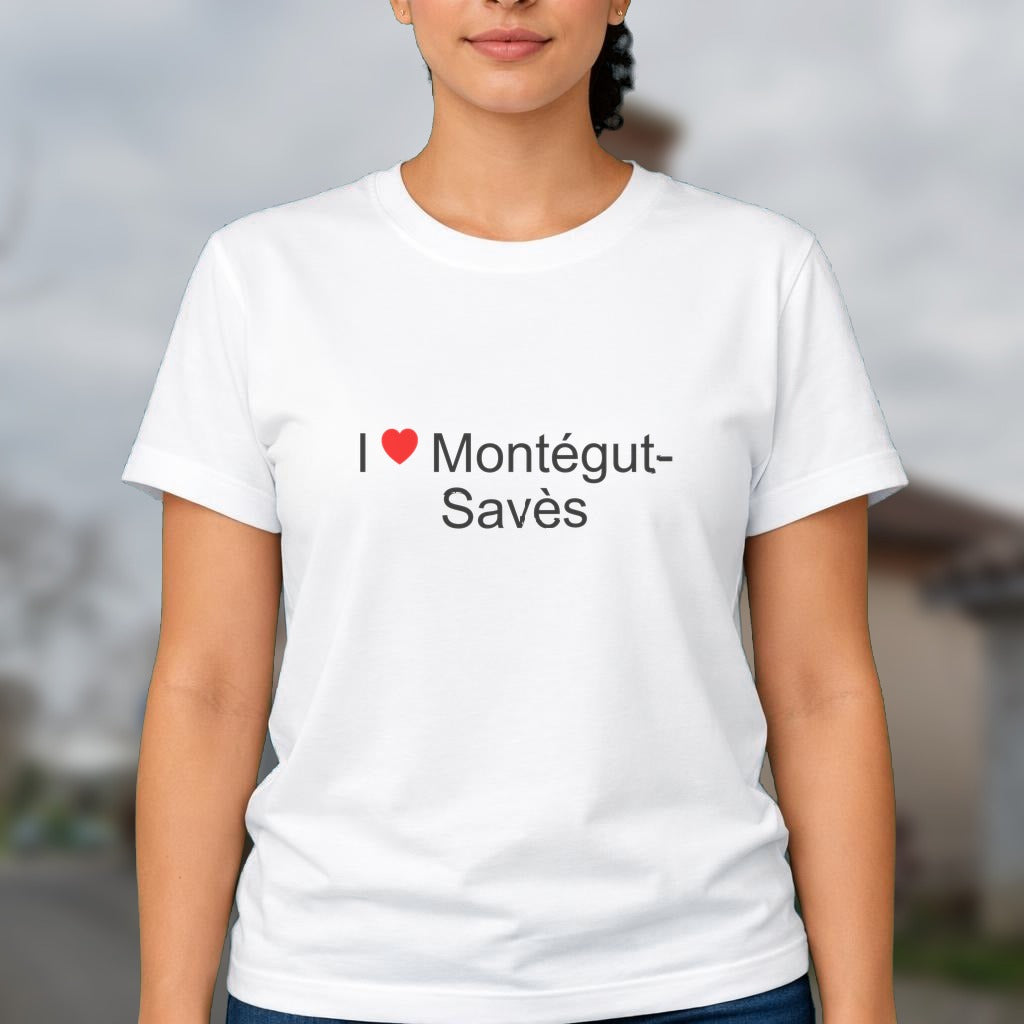 T-shirt I love montégut-savès