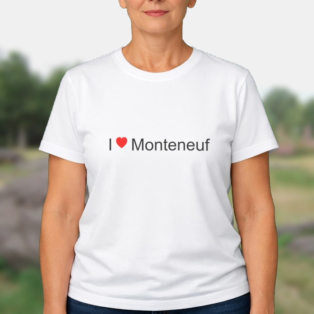 T-shirt I love monteneuf
