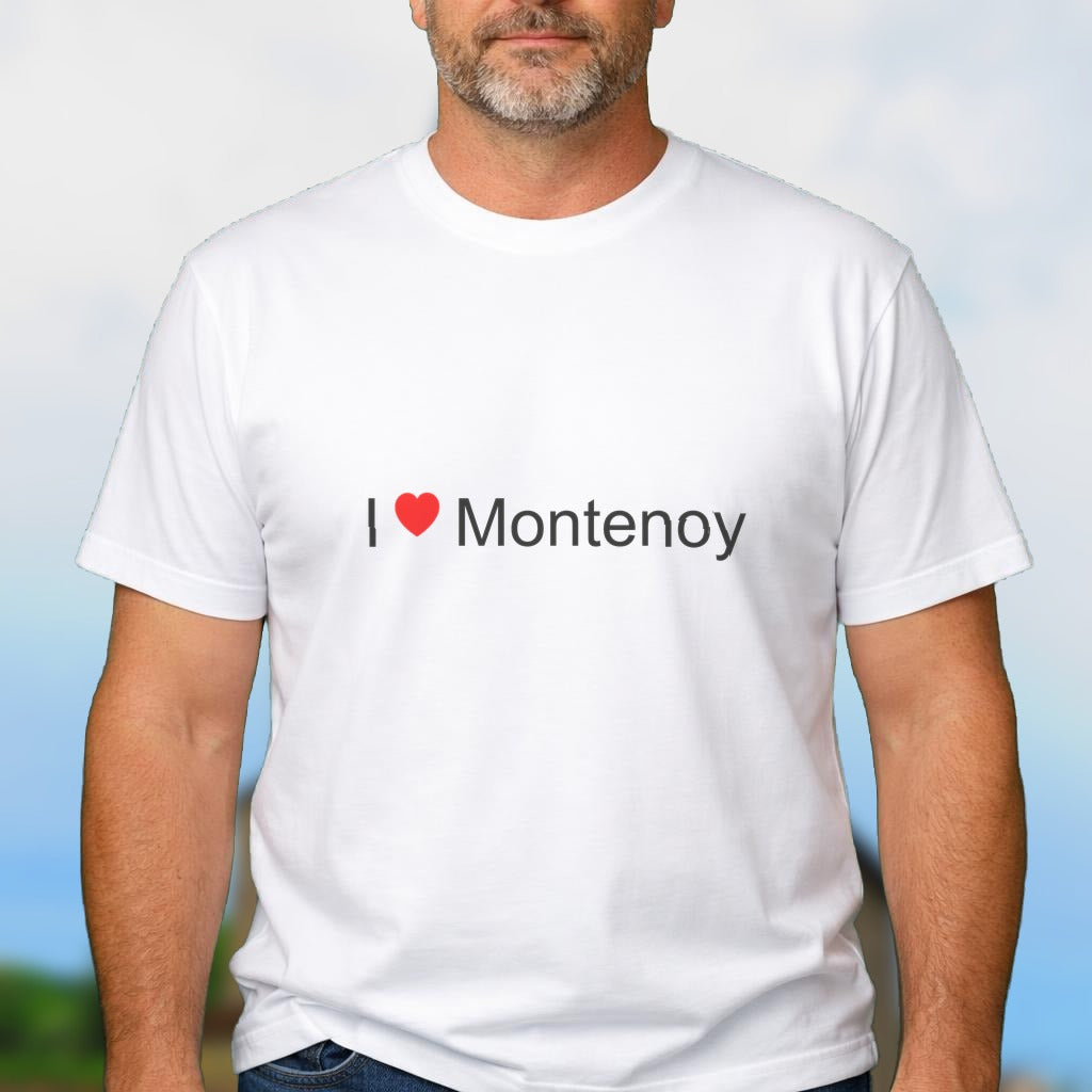 T-shirt I love montenoy