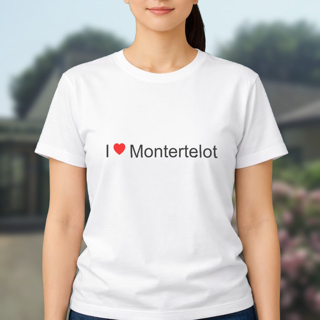 T-shirt I love montertelot