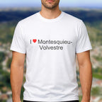 T-shirt I love montesquieu-volvestre