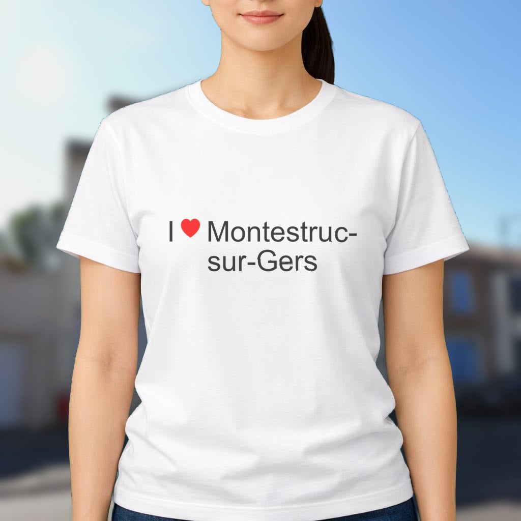 T-shirt I love montestruc-sur-gers