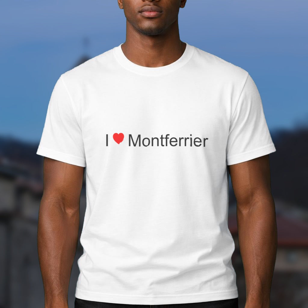 T-shirt I love montferrier