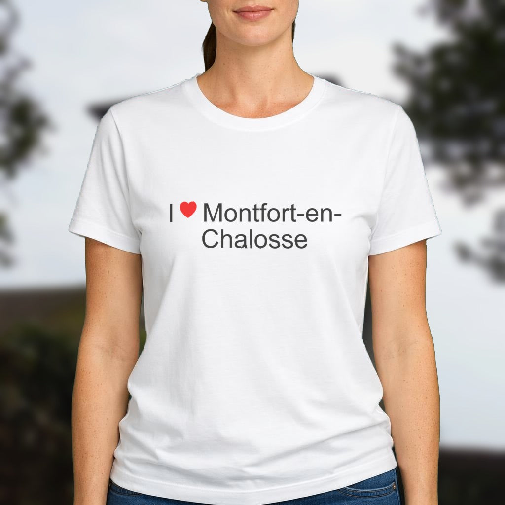 T-shirt I love montfort-en-chalosse